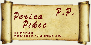 Perica Pikić vizit kartica